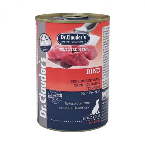 Hrana pentru caini - HRANA UMEDA DR. CLAUDER'S DOG SELECTED MEAT VITA, 400 GR