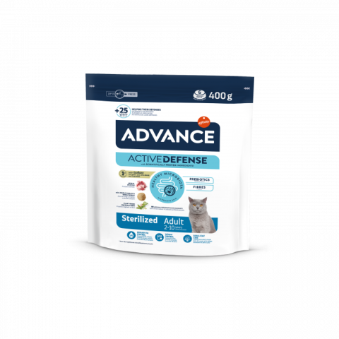 Pet Shop - HRANA USCATA ADVANCE CAT STERILIZED, 400 GR