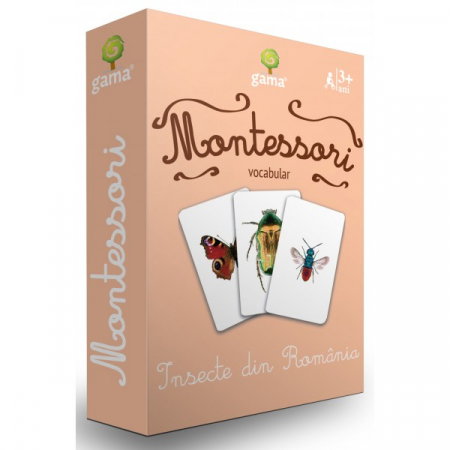 Jucarii, Copii & Bebe - Insecte din Romania. Vocabular. Carti de joc Montessori