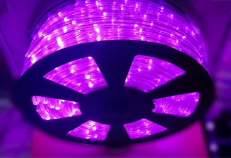 Non-fictiune - Instalatie tip furtun luminos cu led, 100m - MOV