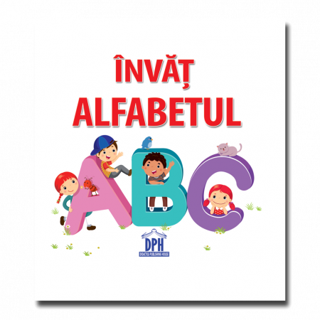 Carti pentru copii - INVAT ALFABETUL. carte pliata
