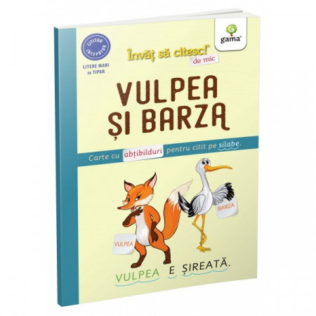 Carti pentru copii - INVAT SA CITESC DE MIC! - Vulpea si barza