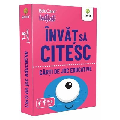Carti pentru copii - Invat sa citesc. EduCard initiat.