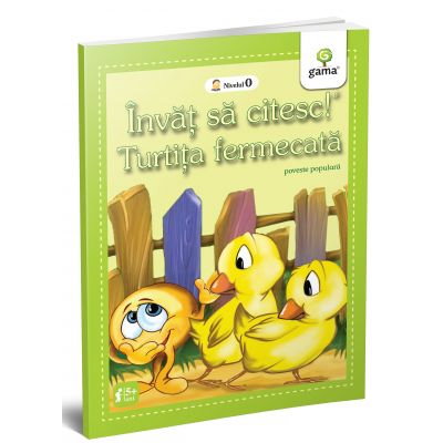 Carti pentru copii - Invat sa citesc! Nivelul 0. Turtita fermecata.