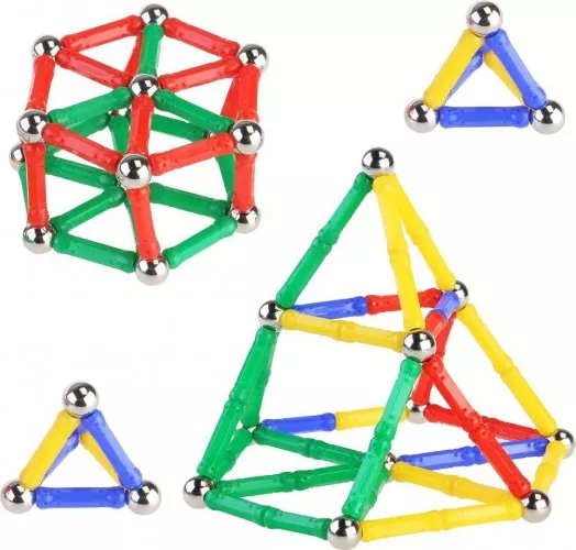 Joc de Constructie Magnetic 37 Piese [1]