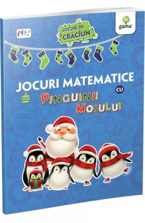 Librarie - Jocuri de Craciun. Jocuri matematice cu pinguinii Mosului