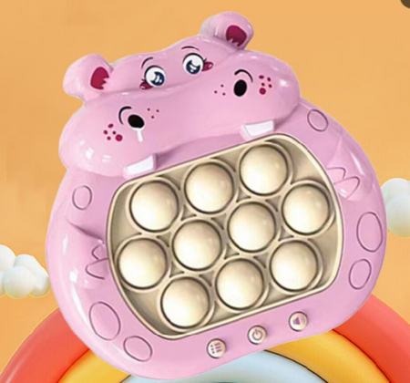 Jucarii, Copii & Bebe - Jucarie Senzoriala Inteligenta de Apasat, Pop It Electronic, Roz