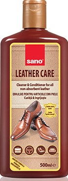 Solutie curatat mobila - Solutie intretinere piele Sano Leather Care 500 ml