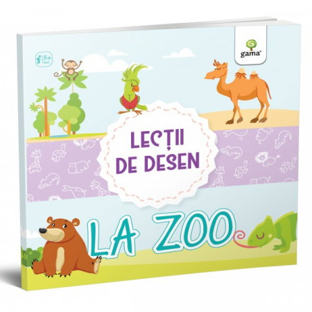 Carti de colorat - LECTII DE DESEN - La zoo