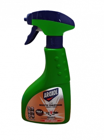 Insecticide & capcane - Lichid Aroxol impotriva insectelor taratoare, gandaci si furnici, 400 ml