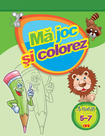 Librarie - Ma joc si colorez. Activitati 5-7 ani