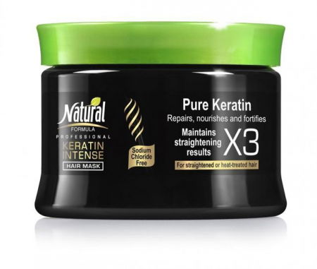 Masca si Tratament - Masca de par. Formula Profesionala Natural Keratin Intense - SANO