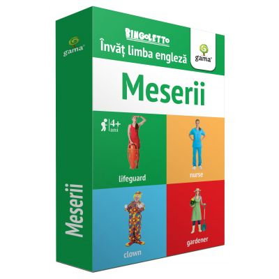Jucarii, Copii & Bebe - Meserii. Invat limba engleza. Colectia Bingoletto