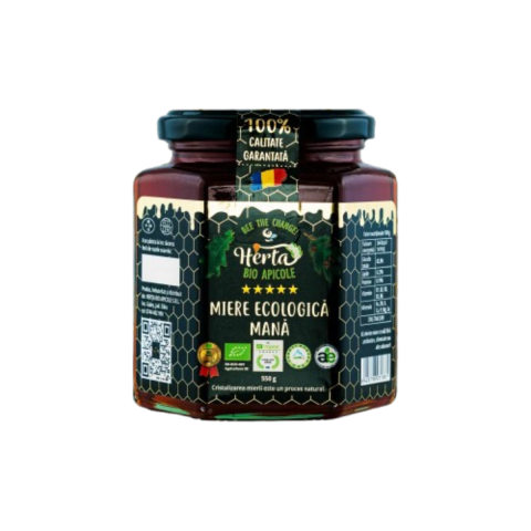 Produse Bio - Miere ecologica BIO de mana, 550 gr
