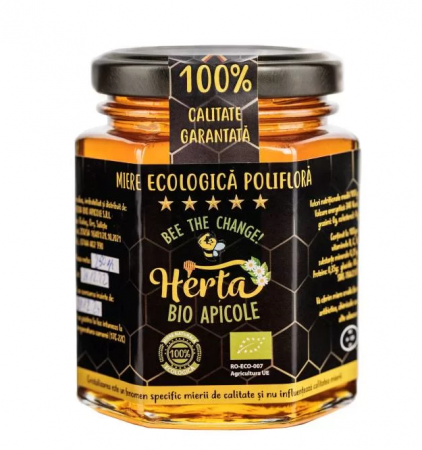 Produse Bio - Miere Ecologica BIO Poliflora HERTA - 250g