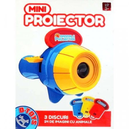 Jucarii, Copii & Bebe - Mini Proiector. 3 Discuri. 24 Imagini cu animale.