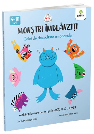 Librarie - Monstri imblanziti. Activitati bazate pe terapiile ACT, TCC si EMDR