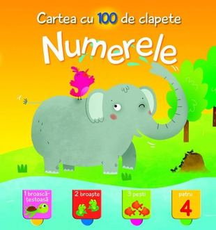 Carti pentru copii - Numerele. Cartea cu 100 de clapete