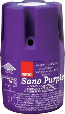 Odorizant wc bazin Sano Purple 150g