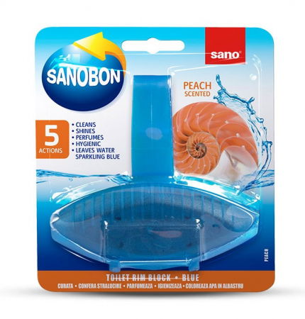 Casa, Gradina & Bricolaj - Odorizant WC Sano Bon Blue Peach 5in1