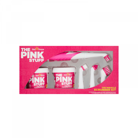 Detergenti universali - Pachet 2x Pasta universala de curatare, The Pink Stuff si perie de curatare electrica, 500 g