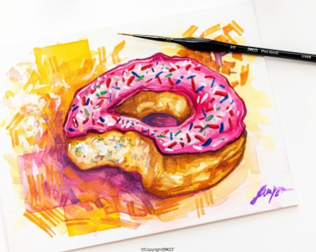 Panza pictura pe sasiu 24x30 cm [2]