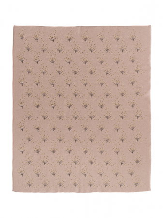 Patura Fine Knitted, din bumbac organic, cu model Dandelion - Fresk [1]