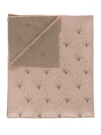 Patura Fine Knitted, din bumbac organic, cu model Dandelion - Fresk [2]