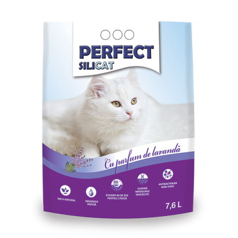 Pet Shop - PERFECT SILICAT GEL, LAVANDA, 7.6 L