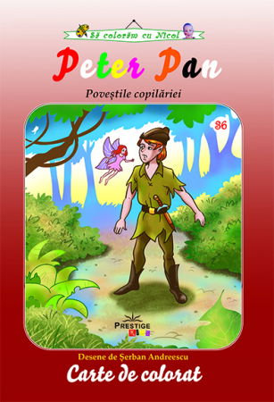 Carti de colorat - Peter Pan - carte de colorat