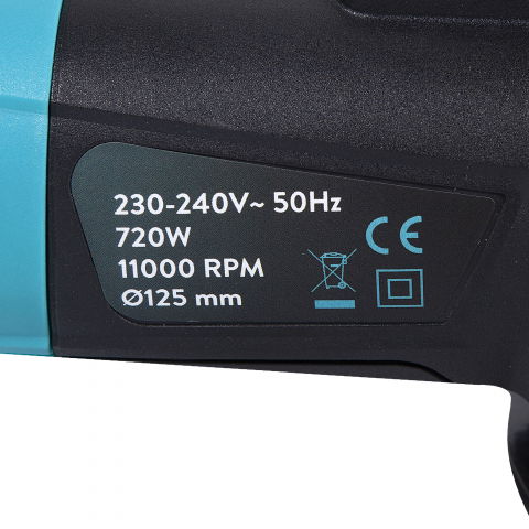 Polizor unghiular 720W 125 on/off lateral [2]