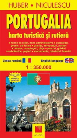 Non-fictiune - Portugalia. Harta turistica si rutiera