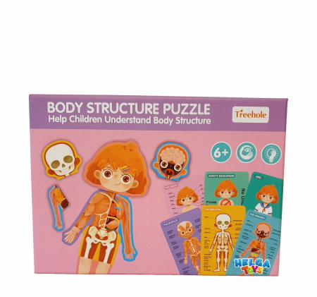 Jucarii, Copii & Bebe - Puzzle Corpul Uman Engleza - Victoria Ags