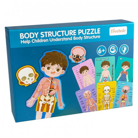 Jucarii, Copii & Bebe - Puzzle Corpul Uman Engleza - Victoria Ags