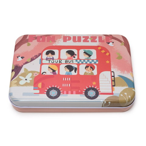 Puzzle din Carton in Cutie Metalica [3]