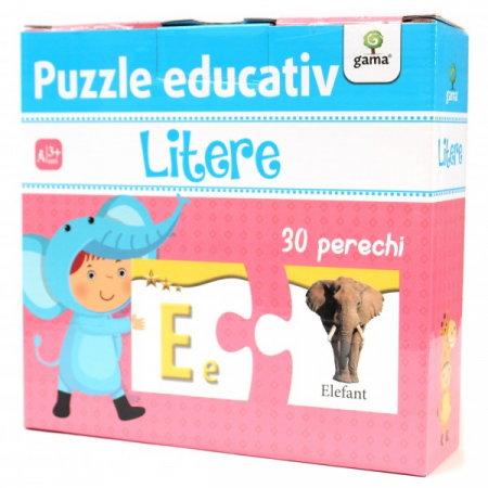 Carti pentru copii - PUZZLE EDUCATIV - Litere