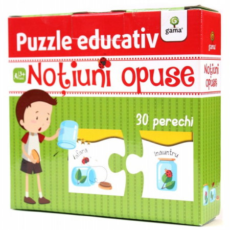 Carti pentru copii - PUZZLE EDUCATIV - Notiuni opuse