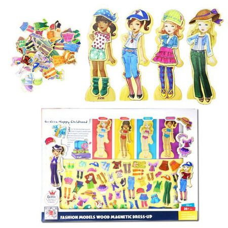 Puzzle magnetic, Imbraca Papusile - Ileana Prodexim [3]