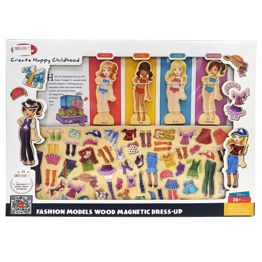 Puzzle magnetic, Imbraca Papusile - Ileana Prodexim [2]