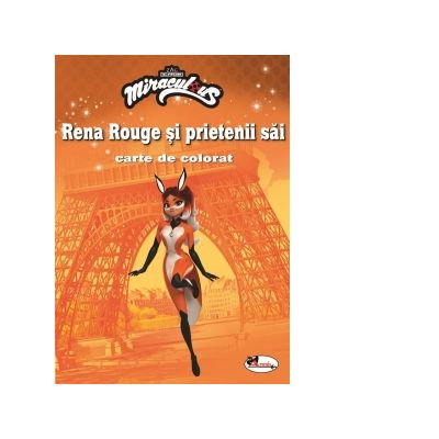 Carti de colorat - Rena Rouge si prietenii sai. Carte de colorat