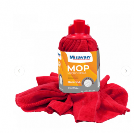 Accesorii maturi, mopuri & galeti - Rezerva mop Misavan, microfibra, marime M, Balerina
