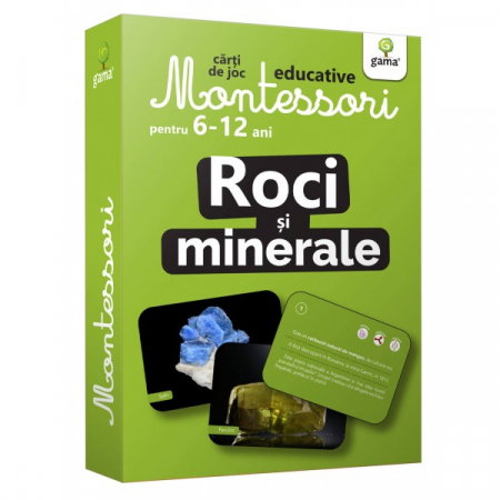 Jucarii, Copii & Bebe - Roci si minerale. Carti de joc educative Montessori