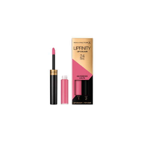 Ruj si creion de buze - Ruj rezistent la transfer Max Factor Lipfinity Lip Colour 24h, 022 Lolita