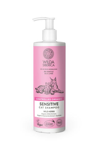 Pet Shop - SAMPON WILDA SIBERICA, CAT SENSITIVE, 400 ML