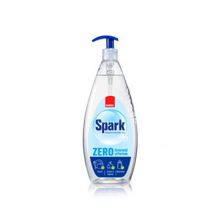 Detergent de vase Sano Spark ZERO Coloranti si Parfumanti 1L