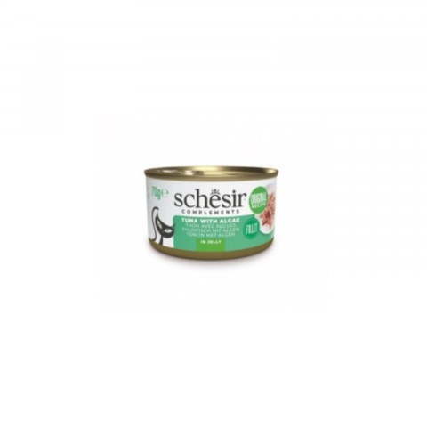 Pet Shop - Schesir Complements Cat , Ton cu alge marine în aspic , 70 g .