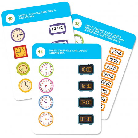 Scrie si sterge! Timpul si ceasul. Prescolari mari [2]