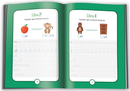 Scriu de mana 6-7 ani. Caiet pentru exersarea scrierii cursive si pregatirea pentru compunerea cuvintelor si a enunturilor. Clasa I [1]