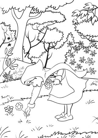 Scufita Rosie - carte de colorat [1]