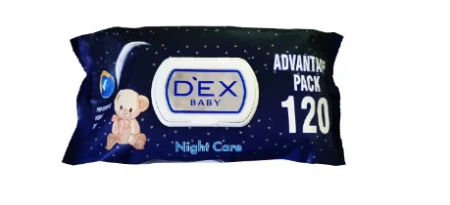Jucarii, Copii & Bebe - Servetele Umede Dex Night Care Advantage pack, 120